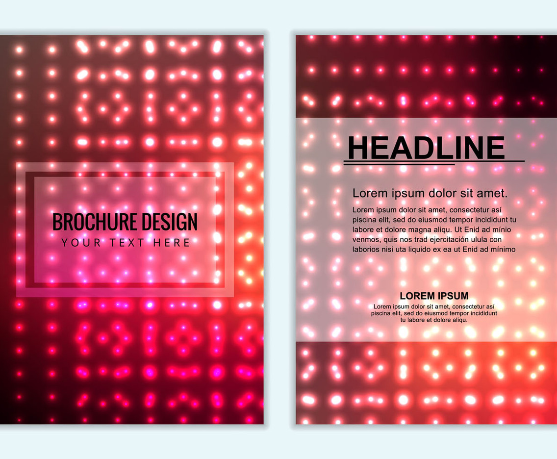 Free Vector Colorful Brochure Background