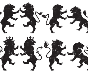 Heraldry Lion