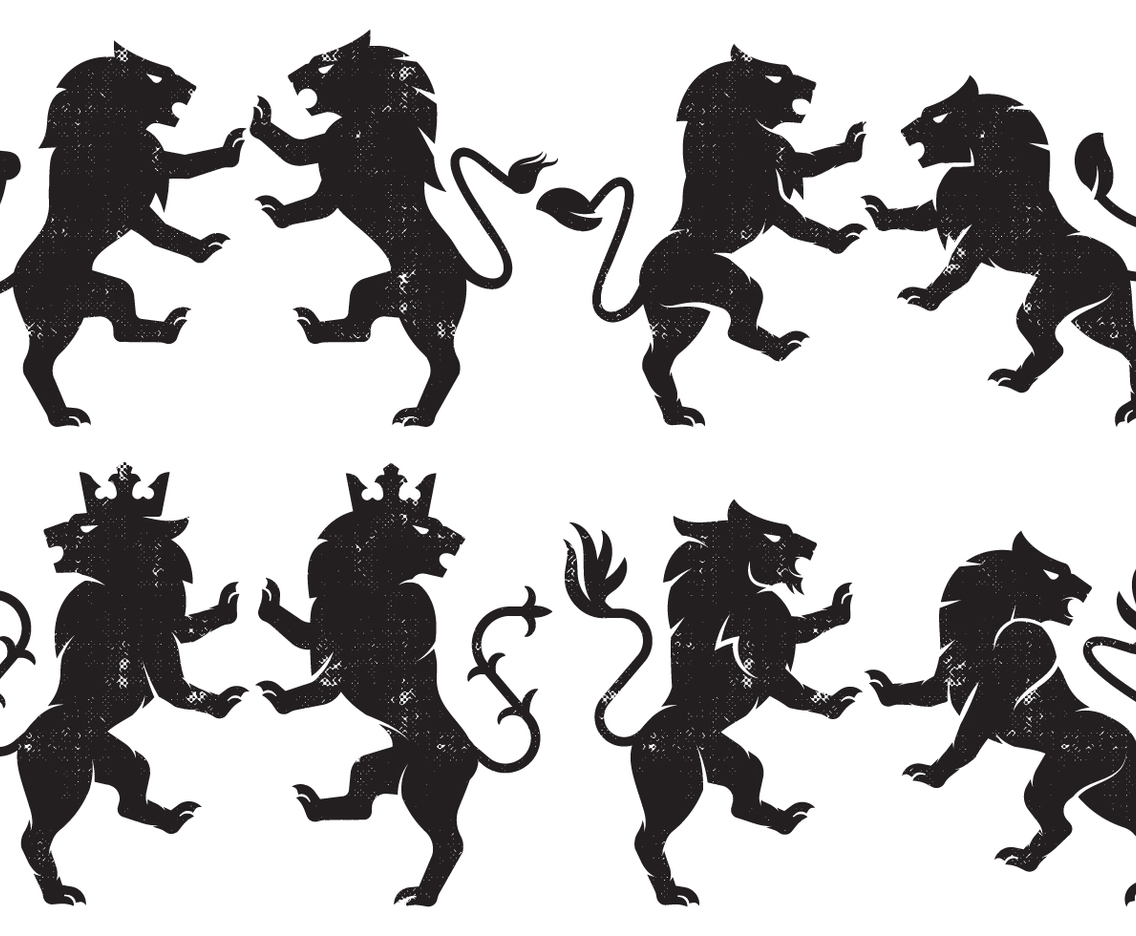 Heraldry Lion