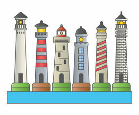 Lighthouse vector