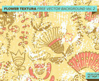 Flower Textura Free Vector Background Vol. 2