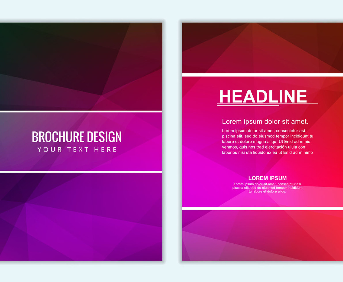 Free vector Colorful Business Brochure