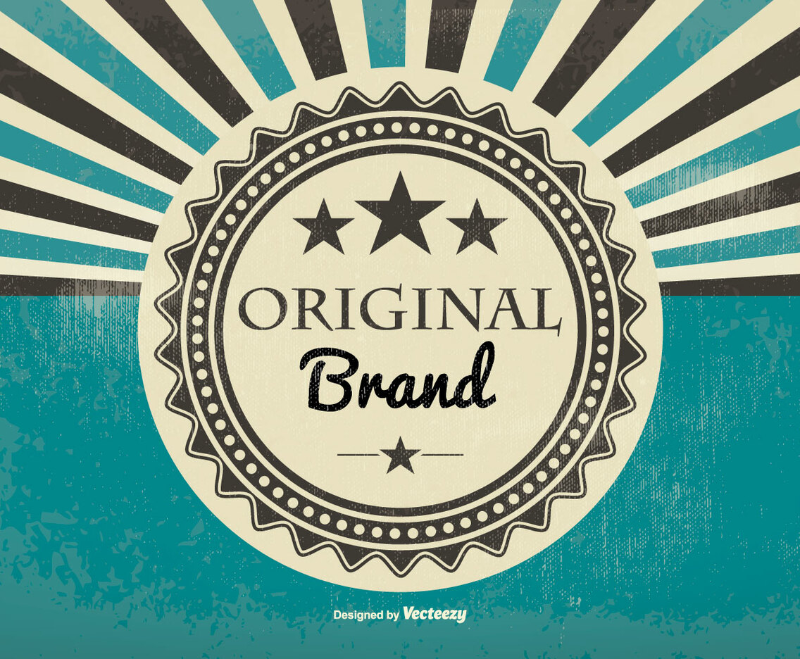 Retro Style Original Brand Illustration