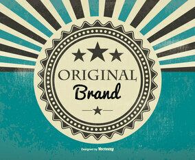 Retro Style Original Brand Illustration