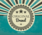 Retro Style Original Brand Illustration
