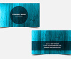 Free Vector Blue Textured Business card