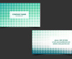 Free Vector Halftone Business card