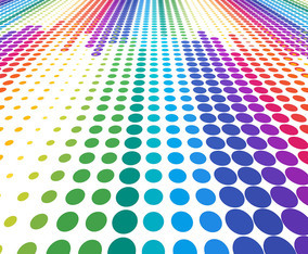 Free Vector Colorful Halftone background