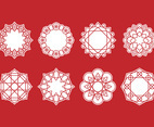 Free Set of Mandala Decorative Vector