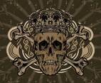 Crown Skull Vector