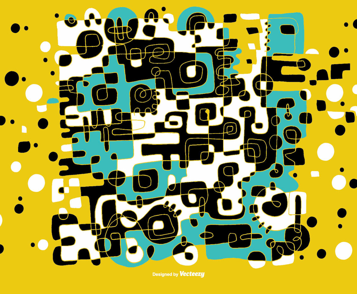 Linear Contour Background Vector