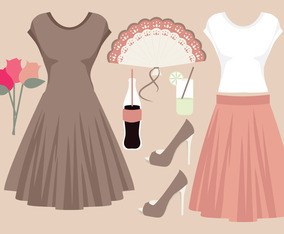 Female Vector Accessories