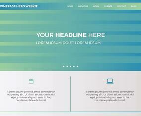 Free Homepage Hero Webkit 2