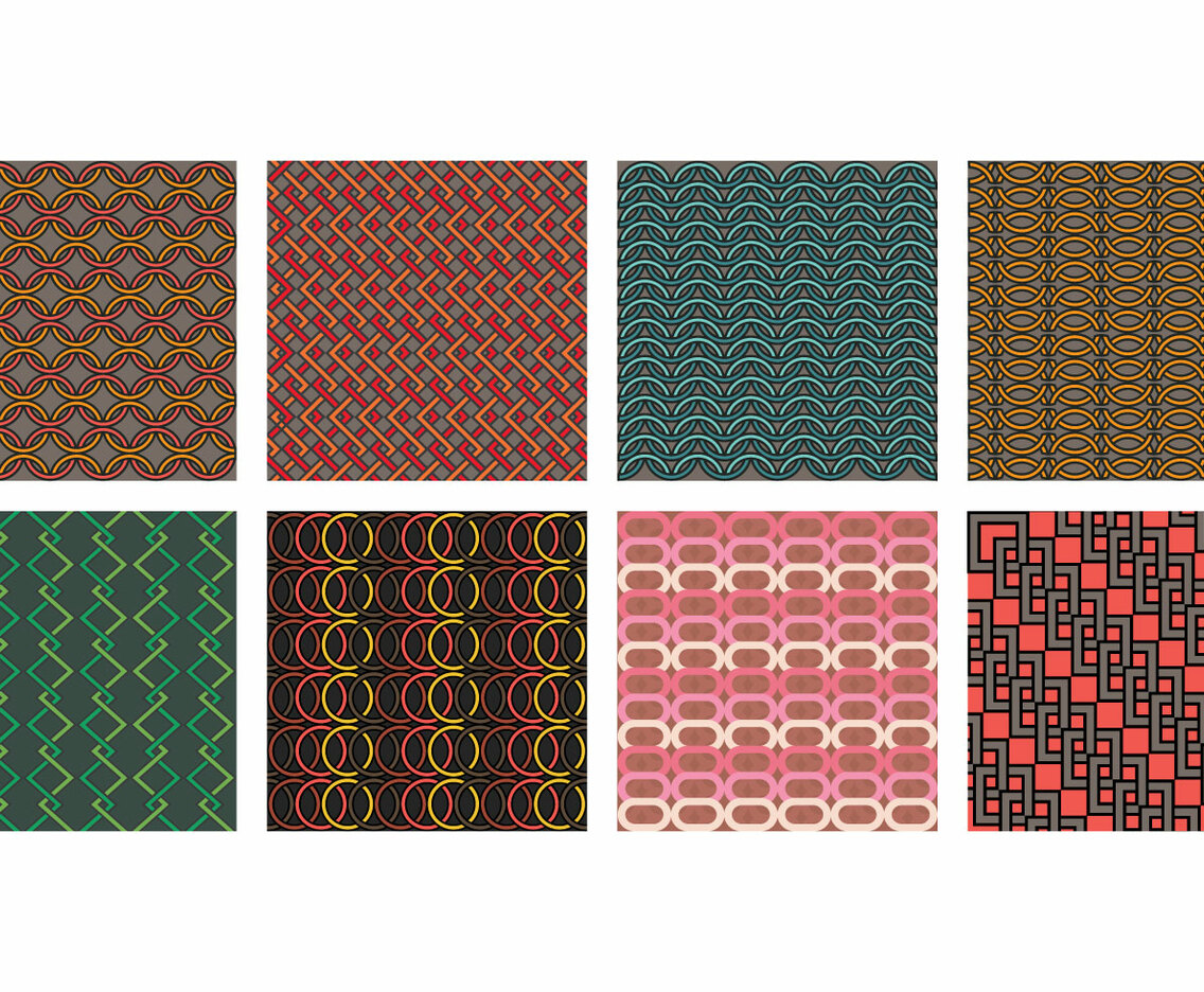 Chainmail Style Pattern Set