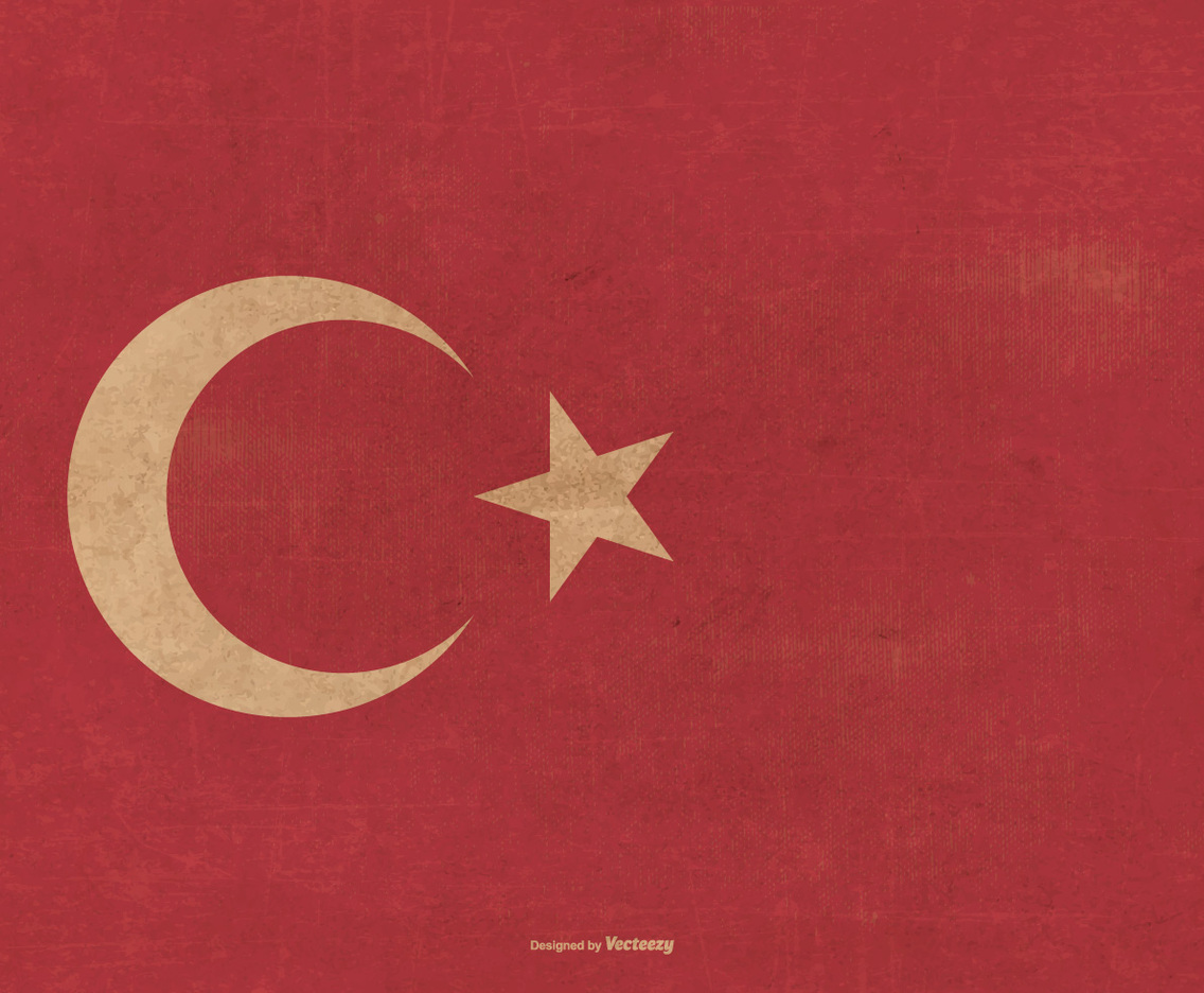 Grunge Flag of Turkey