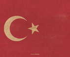 Grunge Flag of Turkey