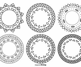 Cute Hand Drawn Style Frames