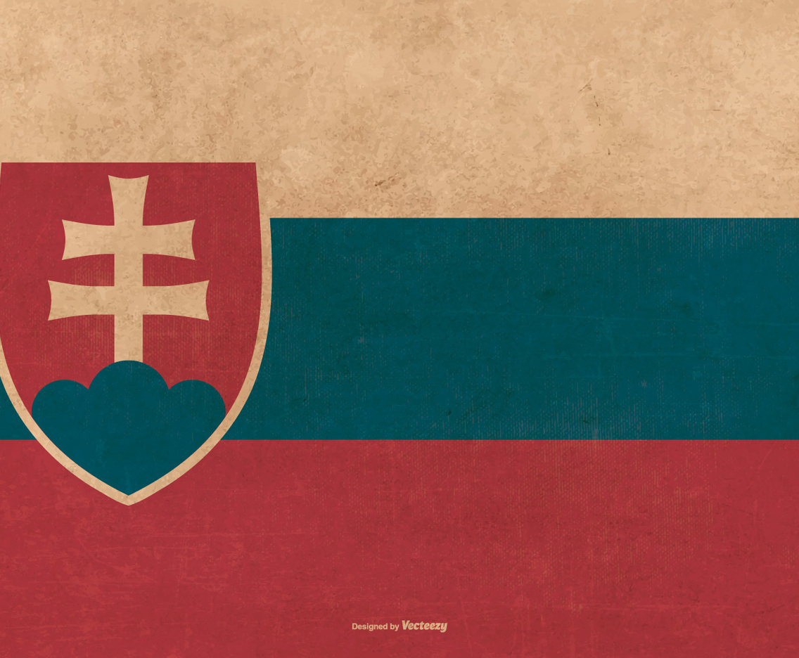 Grunge Flag of Slovakia