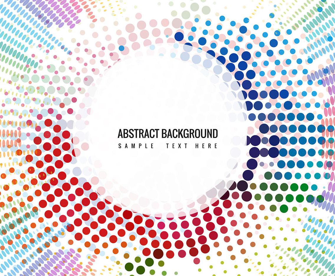 Free Vector Colorful Halftone Background