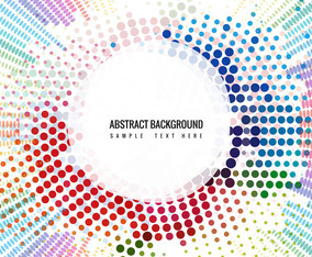 Free Vector Colorful Halftone Background