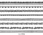 Hand Drawn Style Border Set