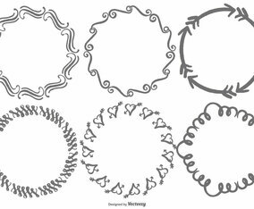 Hand Drawn Doodle Frames