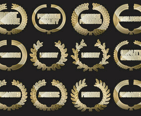Laurel Custom Premium Badges