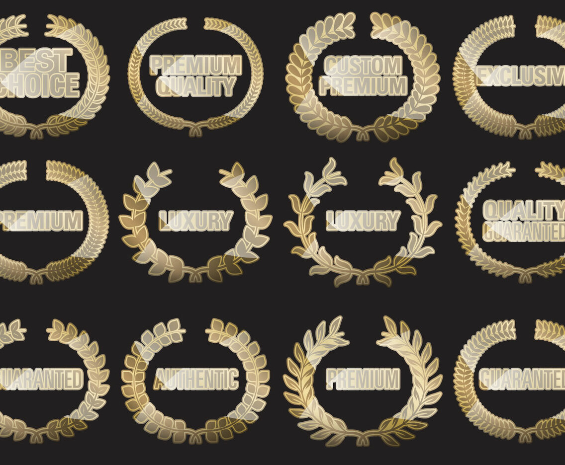 Laurel Custom Premium Badges