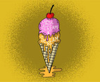 Drippy Ice cream cone