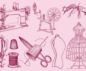 Fashion And Sewing Drawing