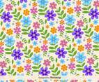 Floral Retro Vector Background
