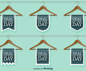 Clothing Shop Sale Vector Signs