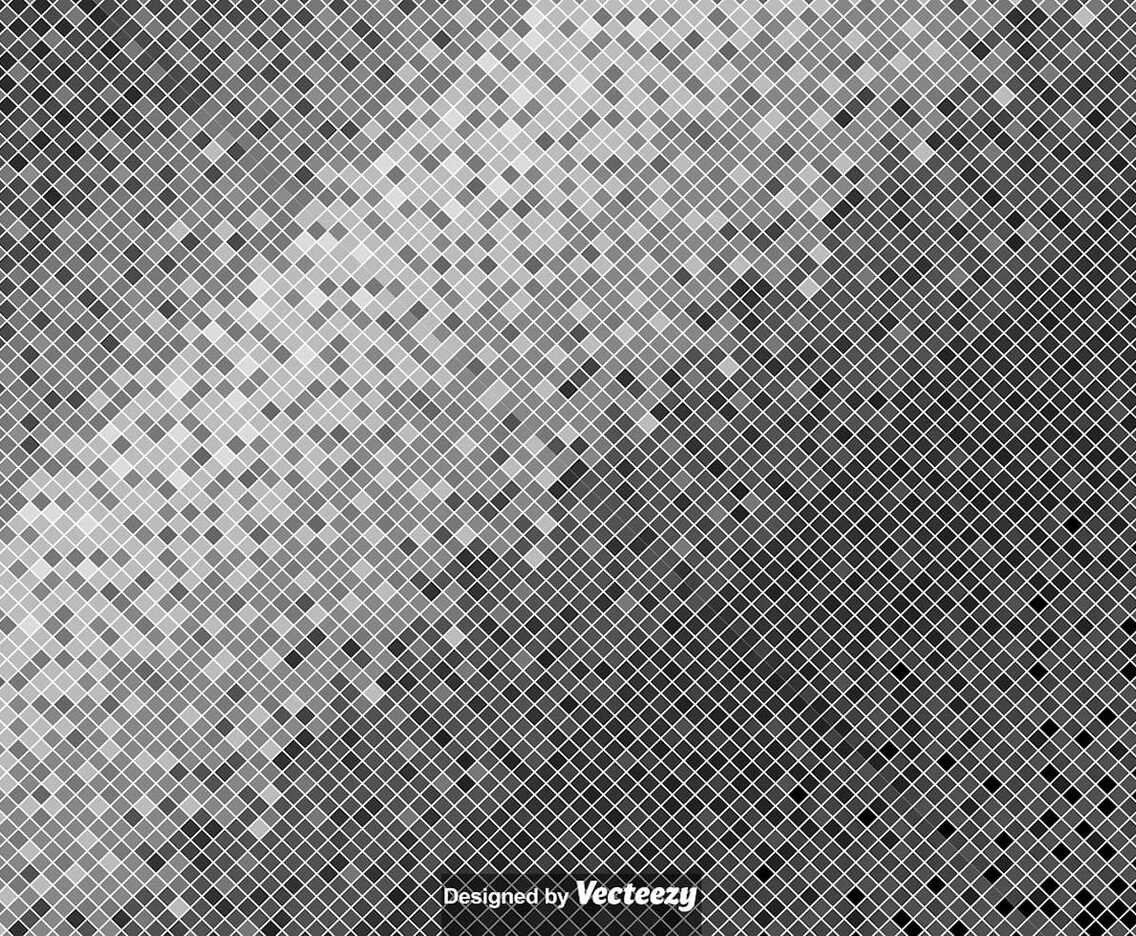 Vector Gray Pixelated Background