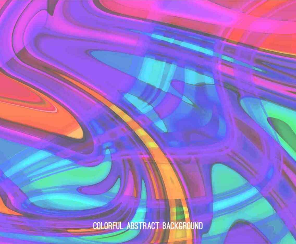 Hot Color Vector Abstract Marble Background