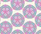 Pink Vector Colorful Mandala Pattern