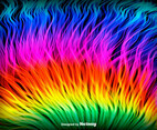 Abstract Style Rainbow Background
