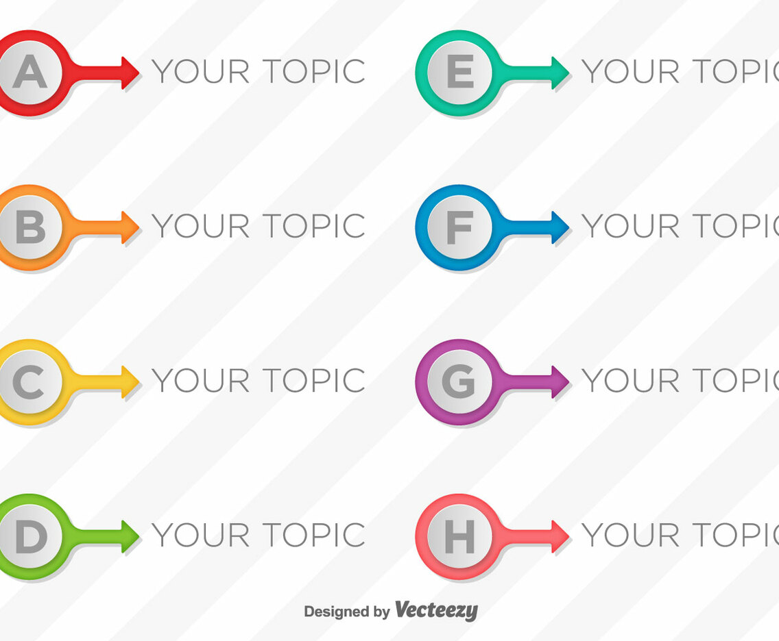 Bullet Points With Letters For Your Own Text