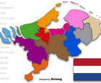 Netherlands State Vector Illustration