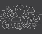 Free Vector Tech and Security Icons