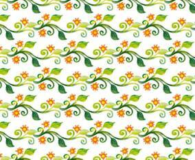 Free Vector Watercolor Floral Vine Background