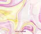 Free Vector Pink Yellow Marble Background