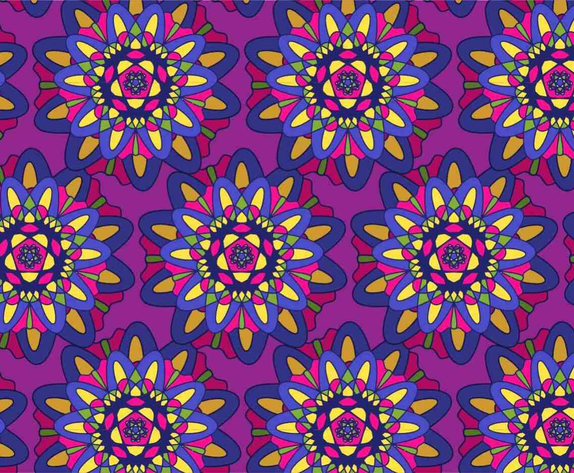 Free Vector Colorful Mandala Pattern