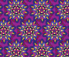 Free Vector Colorful Mandala Pattern