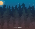 Vector Forest Illustration