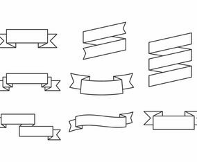 ribbon threshold - 2120 Free Vectors to Download | FreeVectors