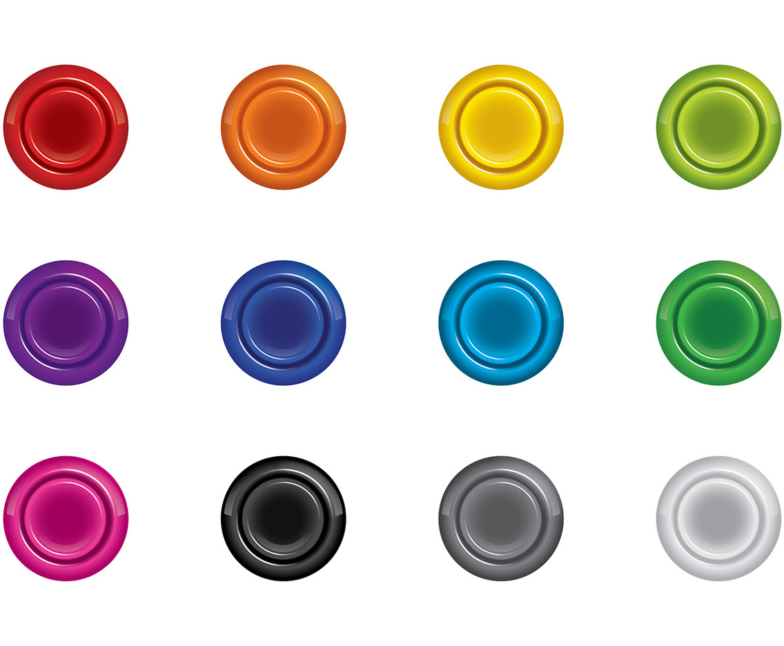 Arcade Button Vector
