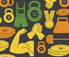 Weight Lifting  Arm Wrestling Icon