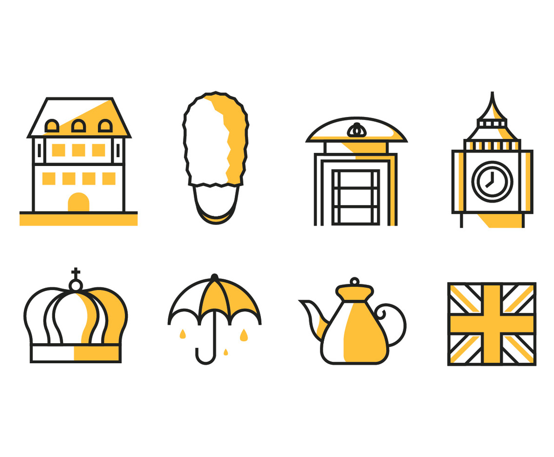 The Kingdom of Great Britain  England Icons