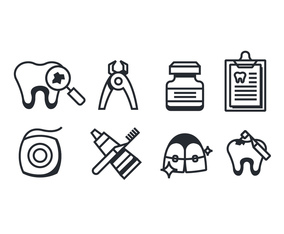 Dentist icons