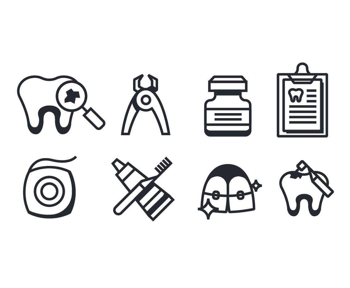 Dentist icons